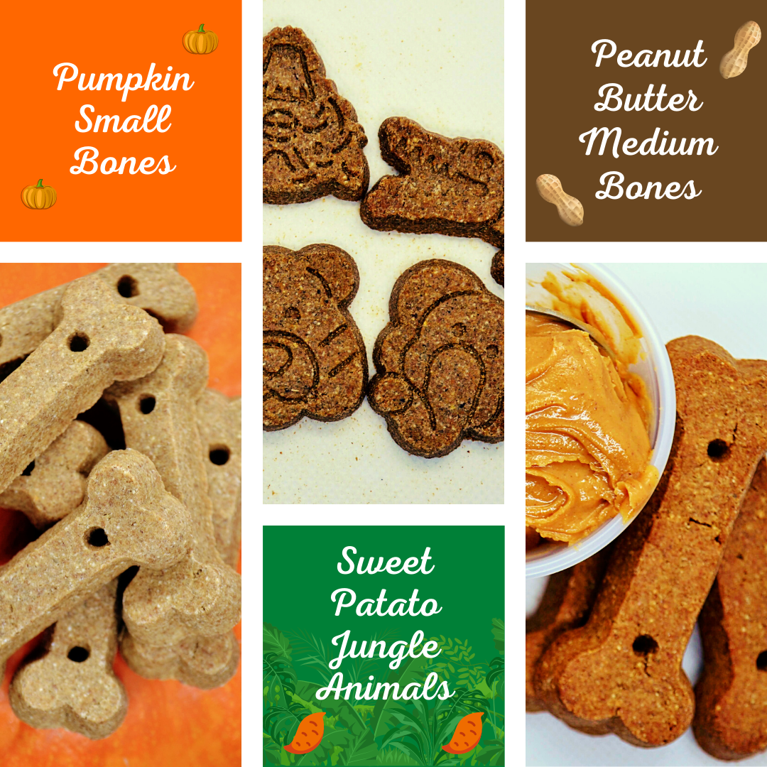 Pick N Pack Dog Treats peanut butter pumpkin sweet patato