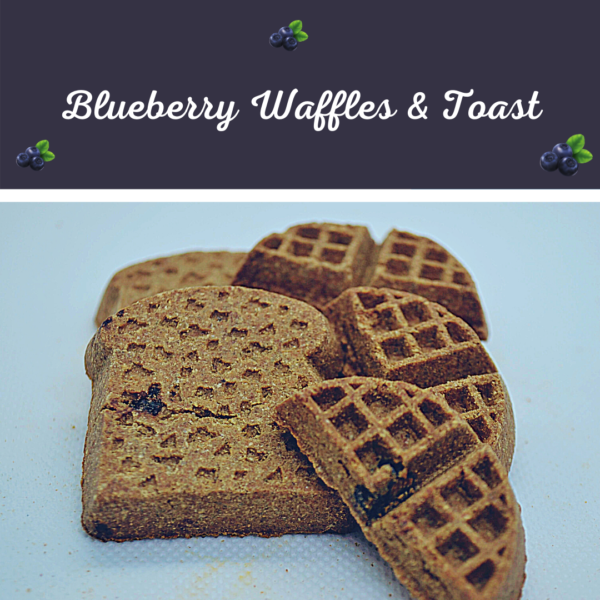 Blueberry Waffles and Toast Dog Treats